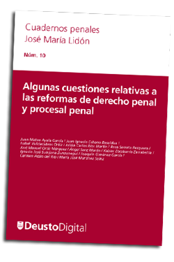 Algunas cuestiones relativas a las reformas de derecho penal y procesal penal